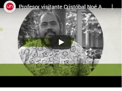 Profesor visitante Cristóbal Noé Aguilar