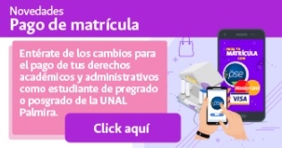 Novedades pago matrícula